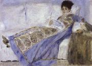 Pierre-Auguste Renoir Madame Monet Reading china oil painting reproduction